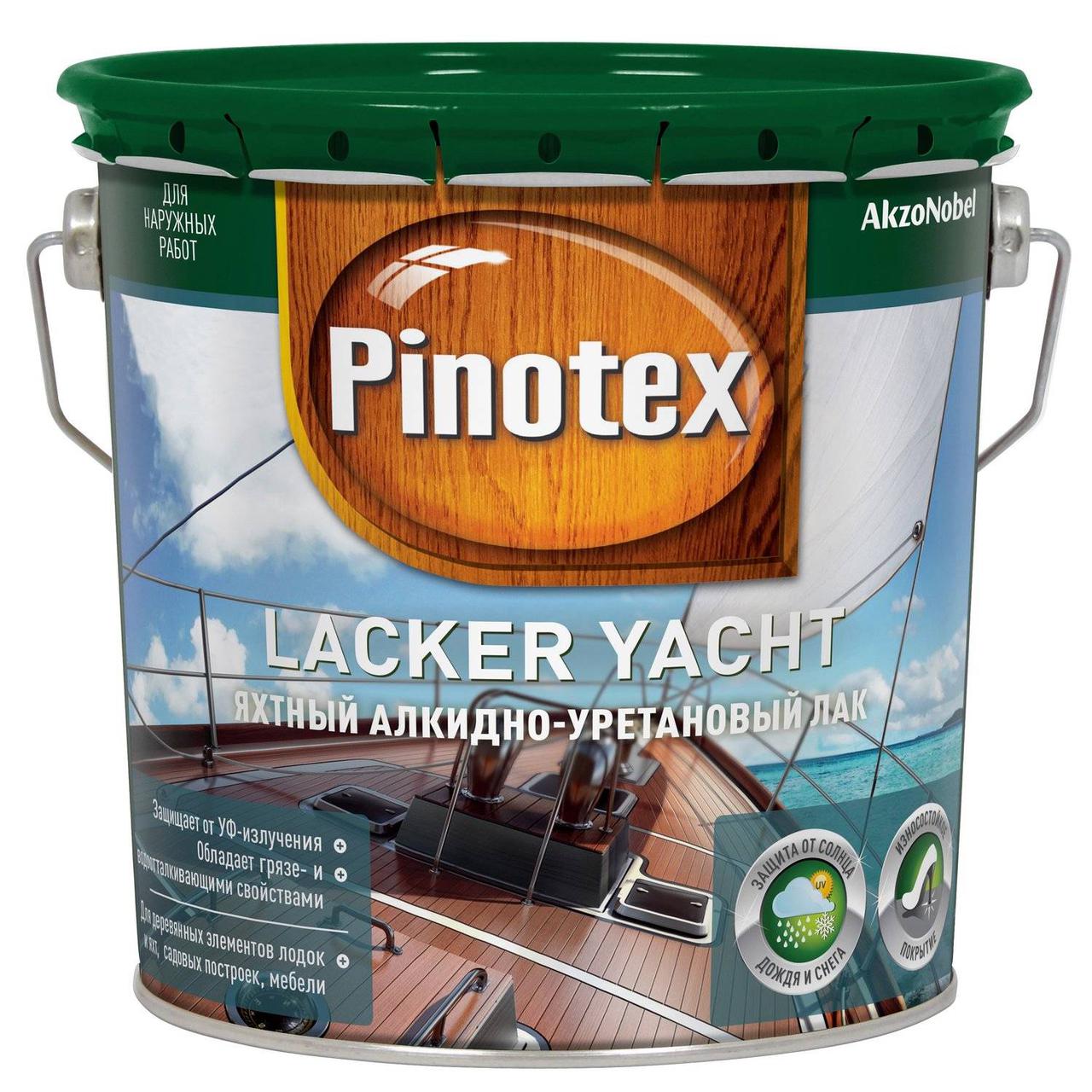 Лак Pinotex Lacker Yacht  2,7 л, полуматовый (40)
