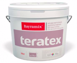 Bayramix "Teratex (Тератекс)  моделируемое покрытие для фасадных и интерьерных работ 15кг