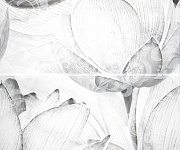 Каррарский Мрамор (LB-CERAMICS) (Каррарский Мрамор Панно цветы 1609-0019 45х50 (компл. из 2-х шт))