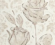 Фиора (Шахтинская плитка) (Fiora white Декор 01 25x40)