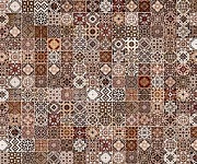 Hammam brown (Cersanit) (Hammam облицовочная плитка рельеф коричневый (HAG111D) 20x44)