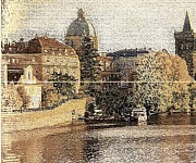 Прага (Alma Ceramica) (Прага Панно из 2 плиток ПН7ПГ2 36,4х49,8)