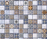 Орнелла (LB-CERAMICS) (Орнелла арт-мозаика синий 5032-0200 30х30)